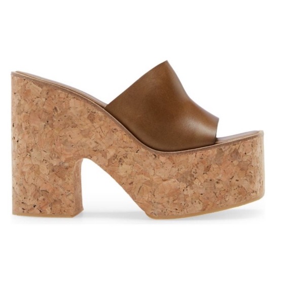 Jeffrey Campbell Shoes - Jeffrey Campbell Lucianna Sandal 7.5 Olive Green  Cork Platform